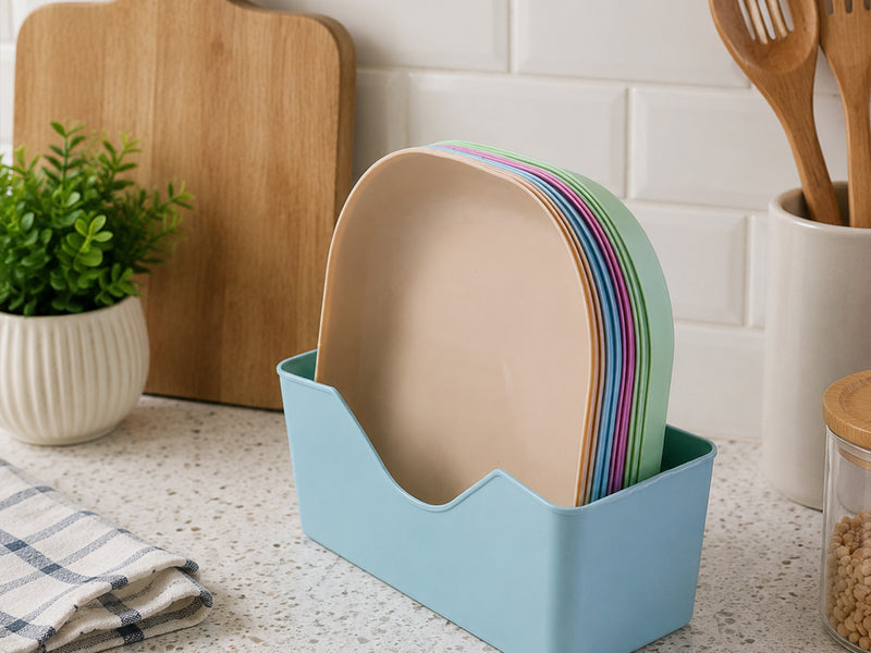 11 In 1 Plastic Snack Serving Plates Set Multi-compartment Party Snack Tray