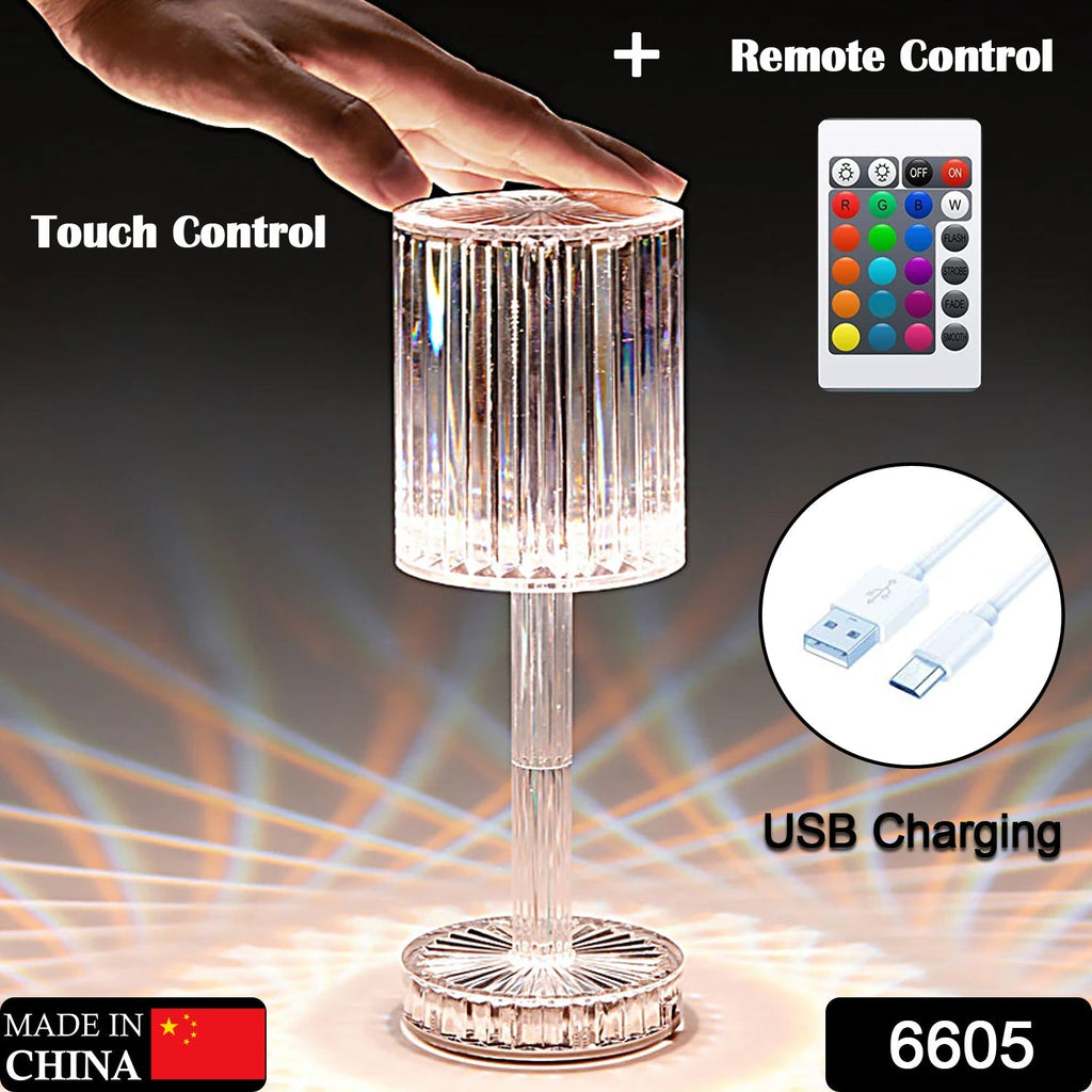 Stylish nightstand lamp featuring convenient USB charging for bedside use.