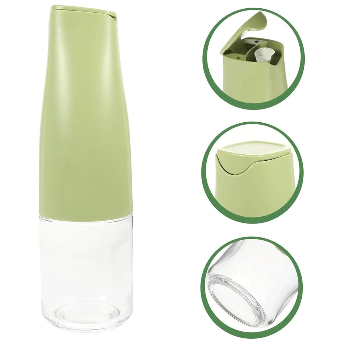 Oil Dispenser 500ml – Auto Open Lid, Non-Drip Bottle