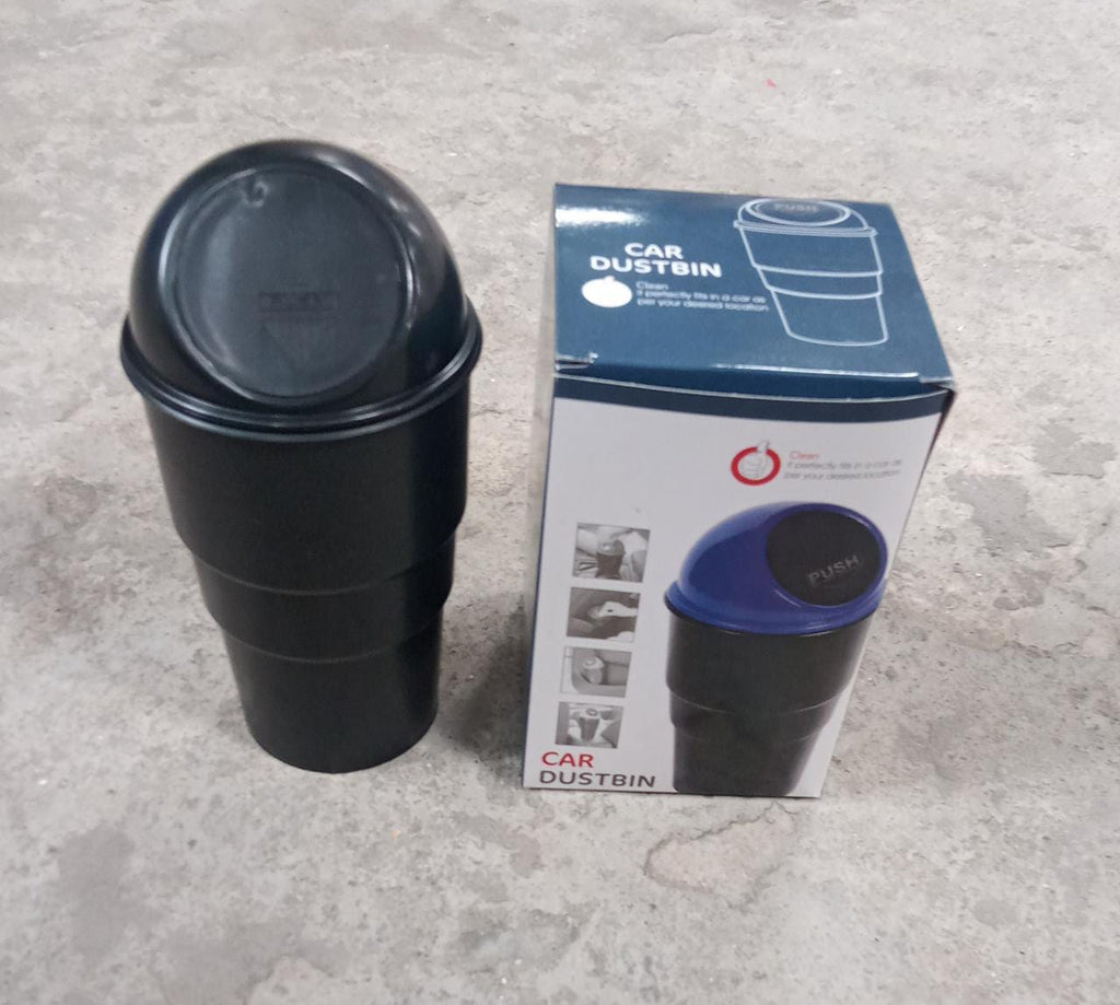 Sleek car dustbin design, perfect for maintaining a tidy car interior.
