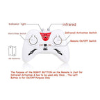 Top-down perspective of the Remote Control Helicopter, highlighting its rotor design and lightweight build.