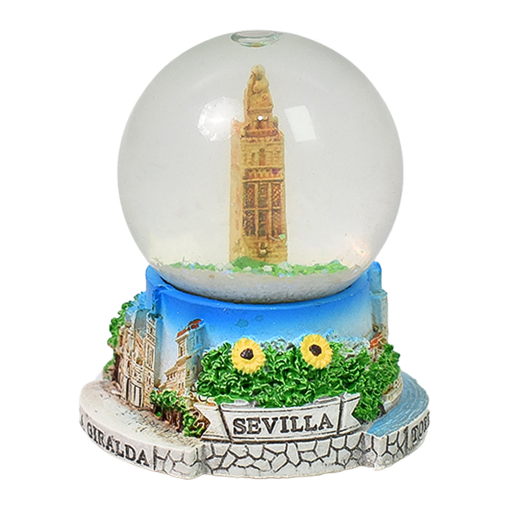 Stylishly designed snow globe serving as a charming showpiece for any table.