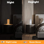 USB rechargeable Crystal Touch Lamp displaying its compact design.