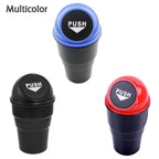 Compact car dustbin by Velvet Wheels for easy waste disposal in vehicles.