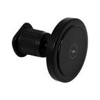 MagSafe-compatible magnetic wireless car charger with strong grip.