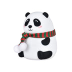 Close-up of the touch-sensitive base of the 7-color panda night light.