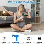 Compact size of the VelvaBloom deep tissue massager, easy to handle.