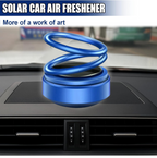 Compact solar car air freshener, perfect for any vehicle dashboard.