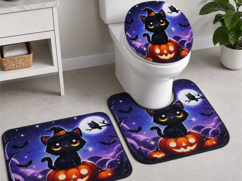 3 in 1 Bathroom Mat Set