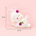 Cute Reclining Rabbit Night Light With Warm Glow For Bedside Decoration (1 Pc)