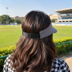 Women’s Adjustable Wide Brim Sun Visor Cap for Outdoor Summer Use (Random Color 1 PC)