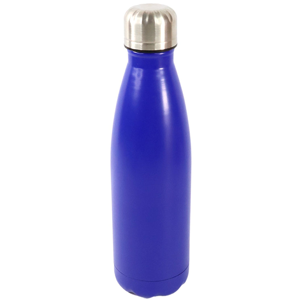Side profile of slim stainless steel hydration bottle 400ml leak resistant