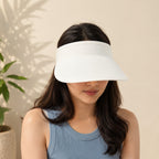 Women’s Adjustable Wide Brim Sun Visor Cap for Outdoor Summer Use (Random Color 1 PC)