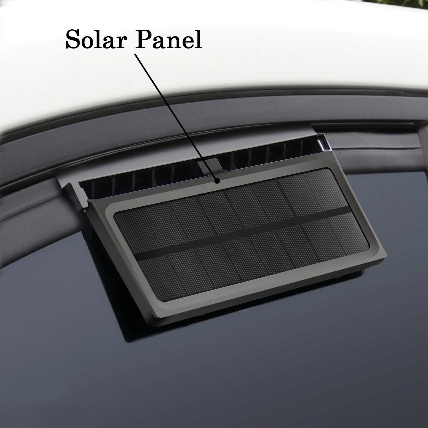 Solar Powered Car Window Ventilation Fan (1 Pc)