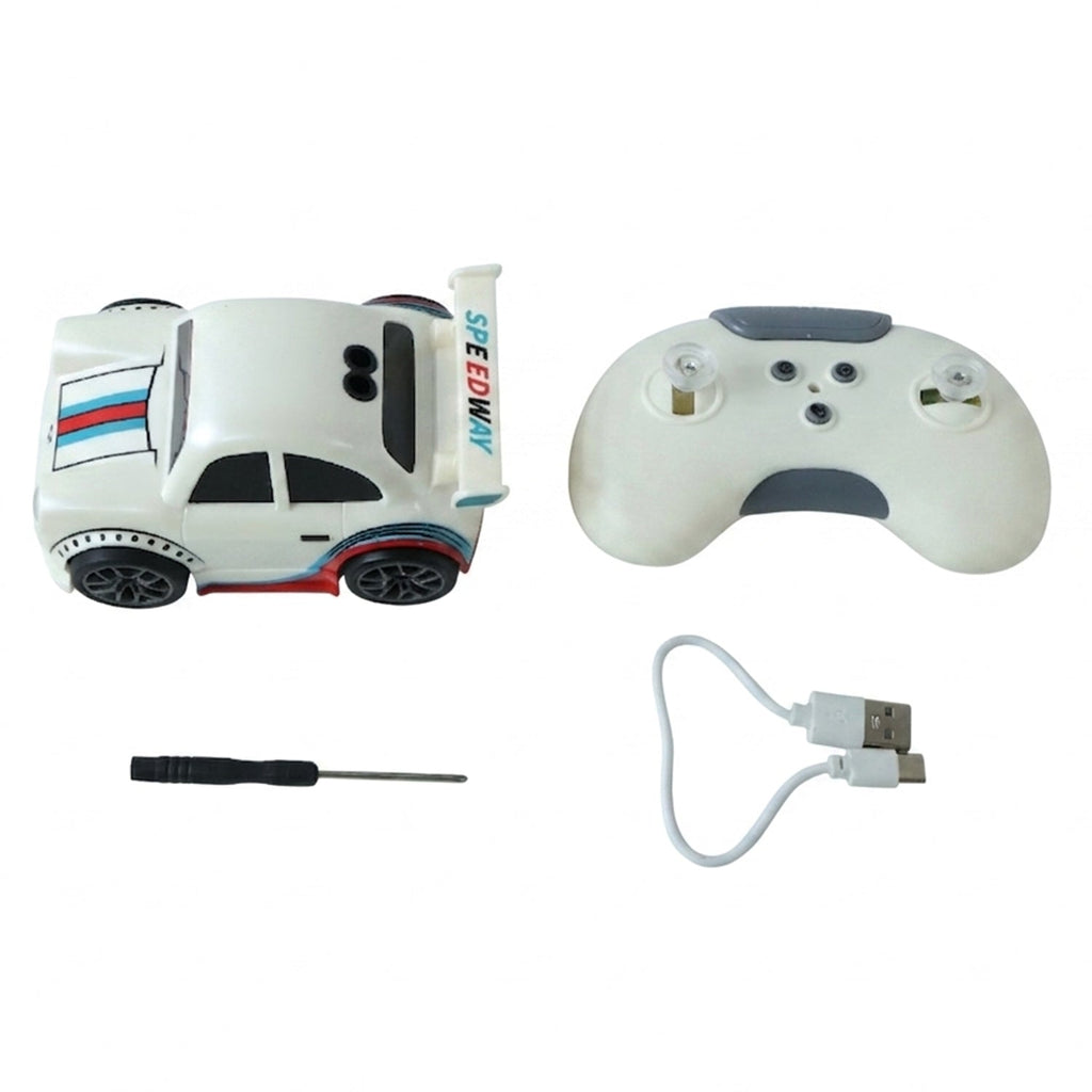 Design view of high-speed mini RC racing car