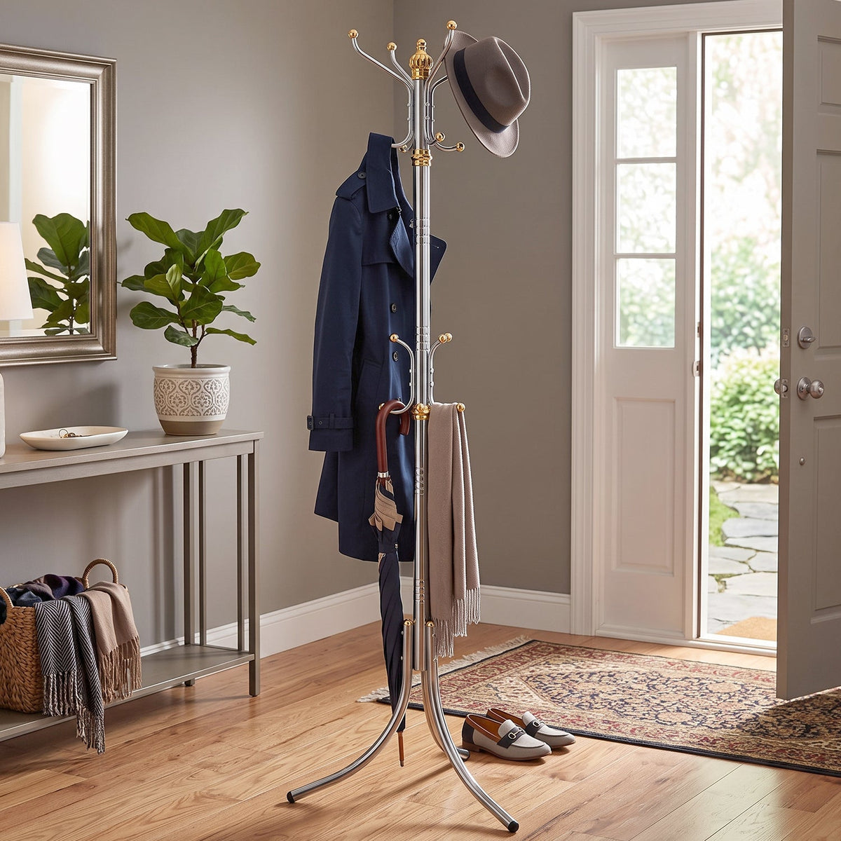 Multi Hook Metal Stand