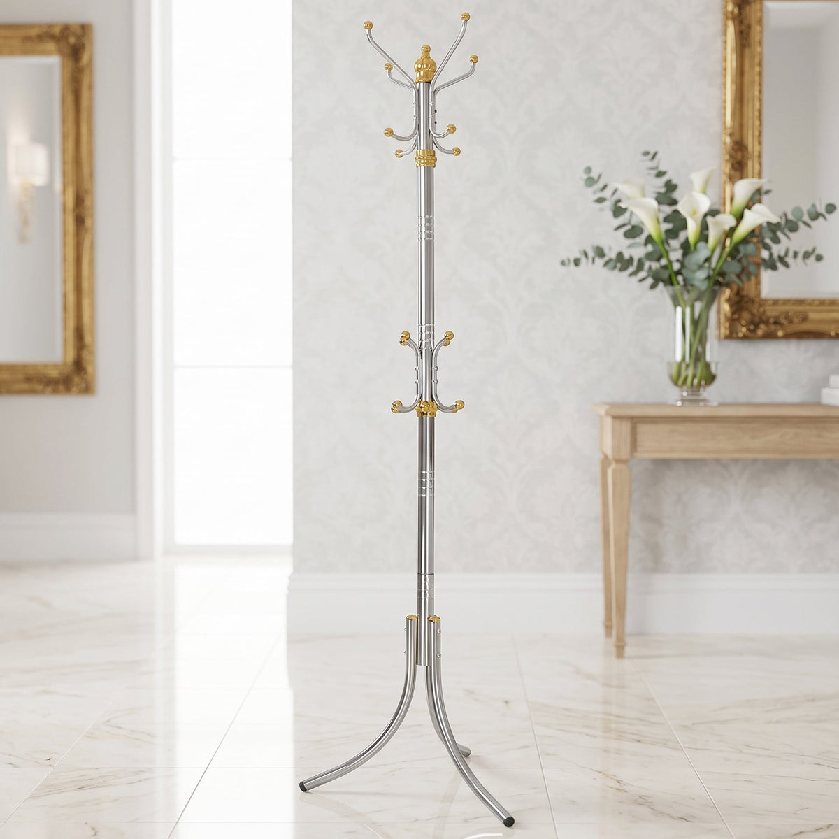 Multi Hook Metal Stand