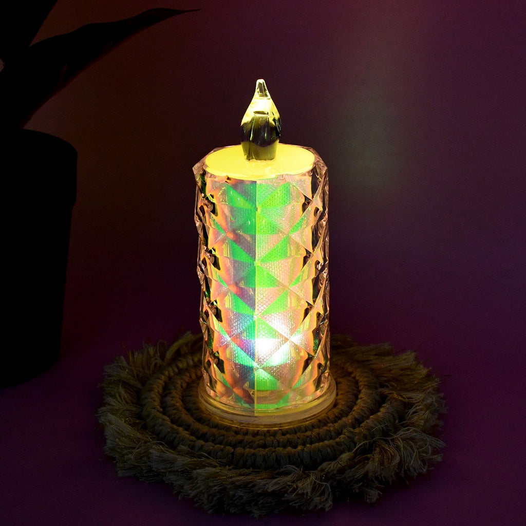 Decorative LED candles used for indoor festive lighting