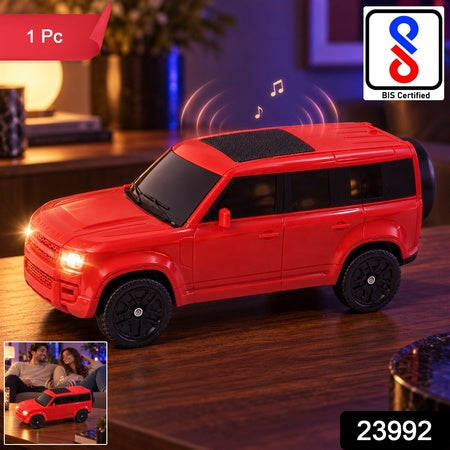 Car Shaped Wireless Speaker With Light Up Headlights And Audio Controls Bis Certified (1 Pc)