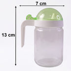 Glass Oil Bottle With Lid - 580ml Capacity Perfect For Oil