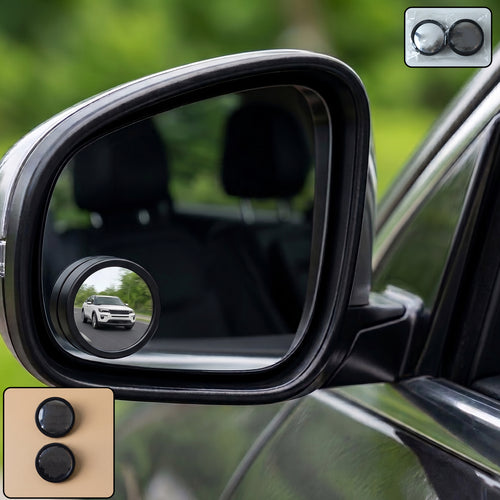 360 Degree Adjustable Car Blind Spot Mirror (2 Pc)