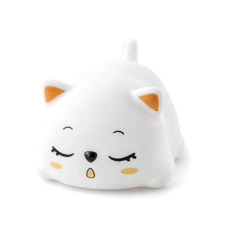 Cute Sleeping Cat Night Light With Warm Glow For Bedside And Room Decor (1 Pc)