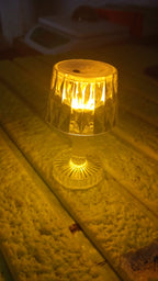 Battery operated LED candle lamp portable and lightweight for gifting