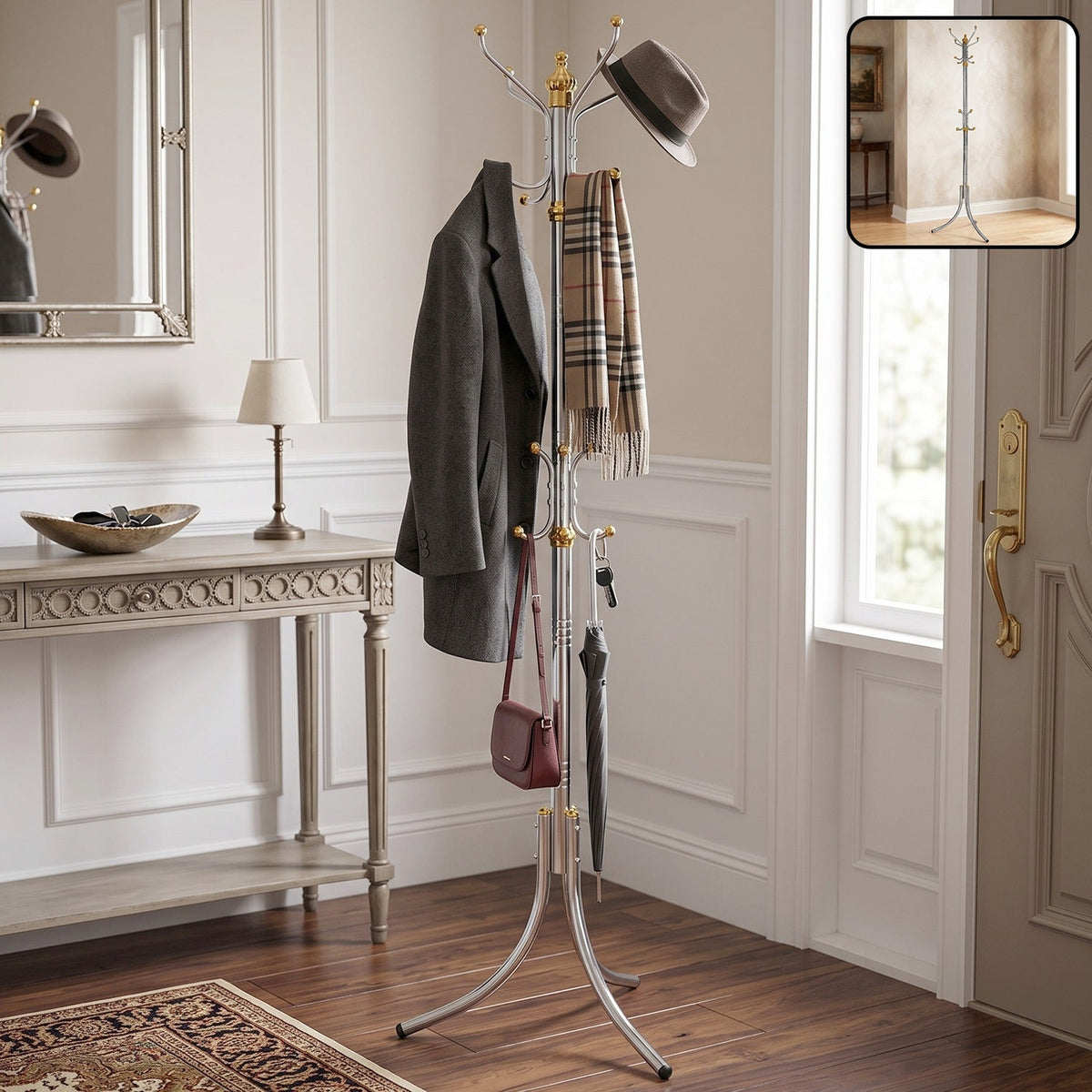 Multi Hook Metal Stand