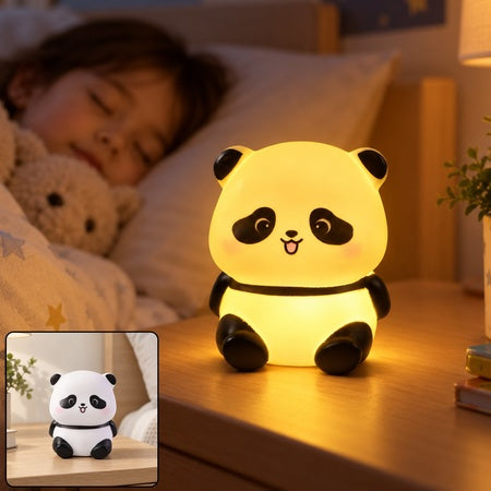 Sitting Panda Led Night Light Add A Gentle And Charming Glow To Bedrooms Nurseries And Bedside Spaces (1 Pc)