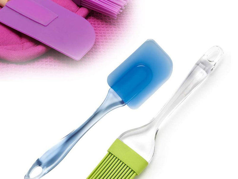 0136 Spatula And Pastry Brush For Cake Mixer