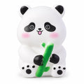 Cute Panda Hugging Bamboo Led Night Lamp For Bedside And Room Decoration (1 Pc)