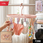 Multipurpose Plastic Hanger Clips Set  Strong Clothes Gripping Tool