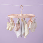 Multipurpose Plastic Hanger Clips Set  Strong Clothes Gripping Tool