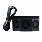 Solar Powered Car Window Ventilation Fan (1 Pc)
