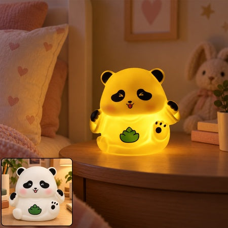 Cute Panda Night Light With Warm Glow For Bedside Tables And Room Decor (1 Pc)