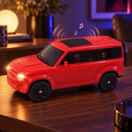 Car Shaped Wireless Speaker With Light Up Headlights And Audio Controls Bis Certified (1 Pc)